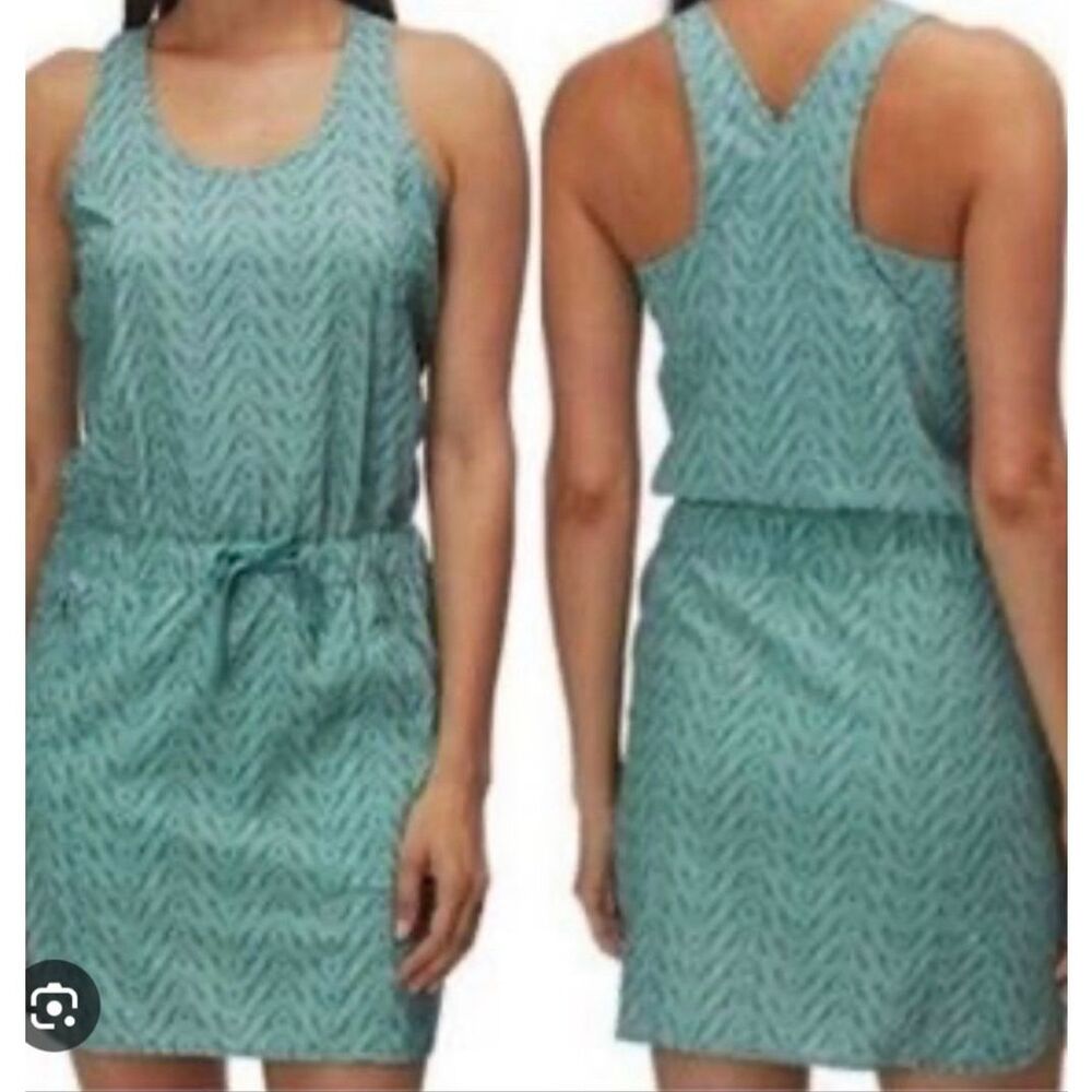 Patagonia Medium Fleetwith Tasmanian Teal Sleeveless Athletic Dress blue